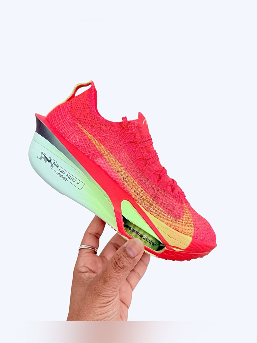 Nike Air Zoom Alphafly Next% 3 Women’s Running Shoes Bright Crimson - Picture 2 of 8